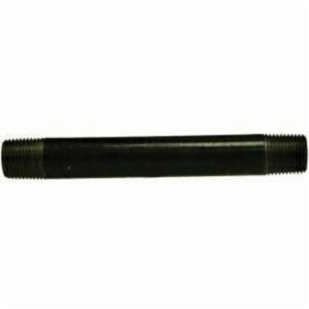 Pipe Nipple, Standard, 3 Nominal, NPT, 312 Length, SCH 40STD, 200 To 150 Deg, SeamlessWelded,